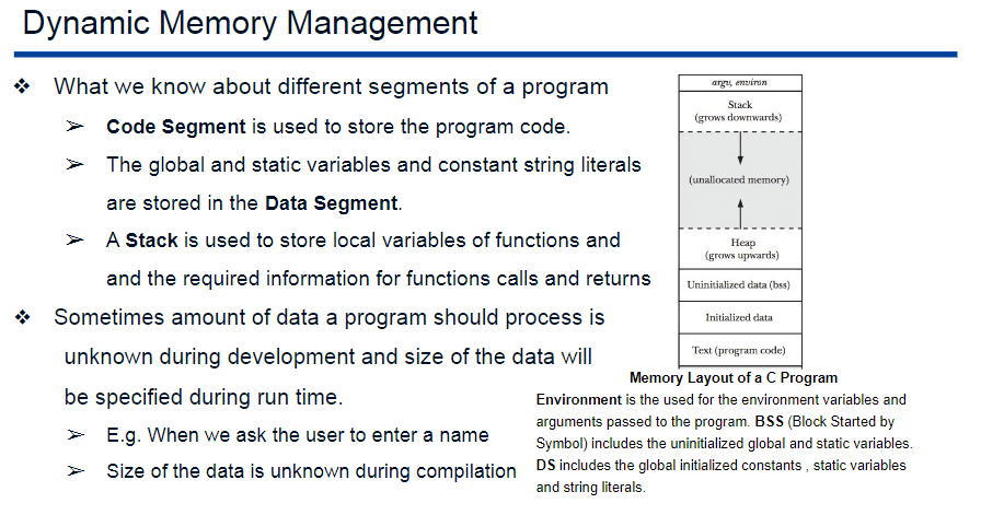 Dynamic Memory Managment Journey as a Software Developer